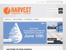 Tablet Screenshot of harvest-community.org